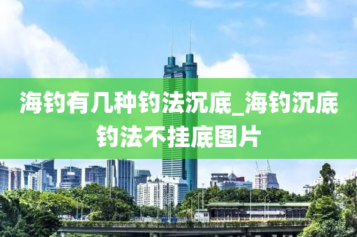 海釣有幾種釣法沉底_海釣沉底釣法不掛底圖片-第1張圖片-姜太公愛釣魚