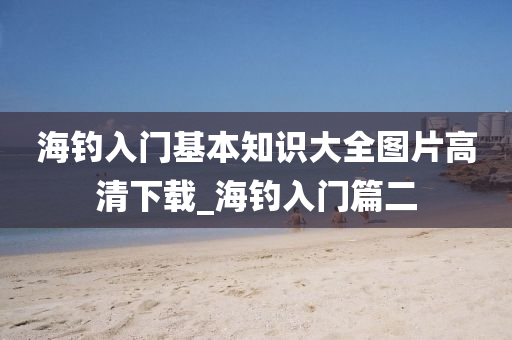 海釣入門基本知識大全圖片高清下載_海釣入門篇二