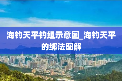 海釣天平釣組示意圖_海釣天平的綁法圖解-第1張圖片-姜太公愛釣魚