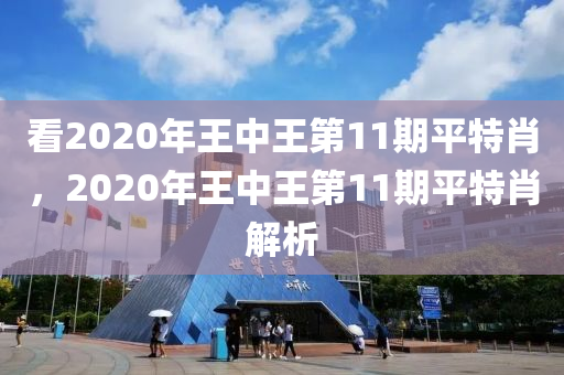 看2020年王中王第11期平特肖，2020年王中王第11期平特肖解析