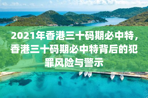 2021年香港三十碼期必中特，香港三十碼期必中特背后的犯罪風(fēng)險(xiǎn)與警示-第1張圖片-姜太公愛(ài)釣魚(yú)