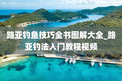 路亞釣魚技巧全書圖解大全_路亞釣法入門教程視頻-第1張圖片-姜太公愛釣魚