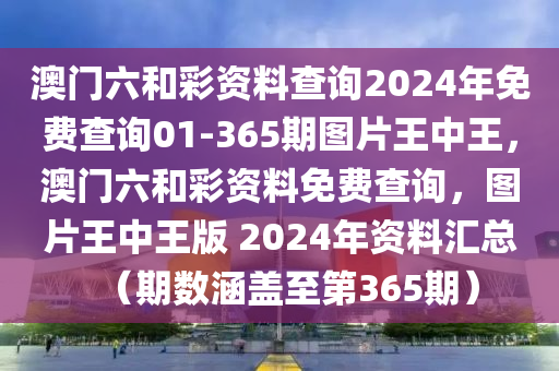 澳門六和彩資料查詢2024年免費(fèi)查詢01-365期圖片王中王，澳門六和彩資料免費(fèi)查詢，圖片王中王版 2024年資料匯總（期數(shù)涵蓋至第365期）