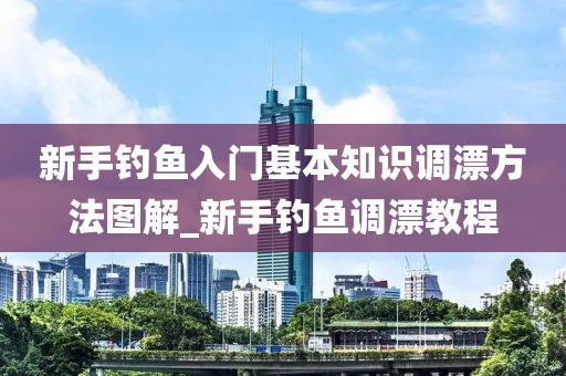 新手釣魚入門基本知識(shí)調(diào)漂方法圖解_新手釣魚調(diào)漂教程