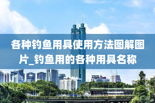 各種釣魚用具使用方法圖解圖片_釣魚用的各種用具名稱-第1張圖片-姜太公愛釣魚