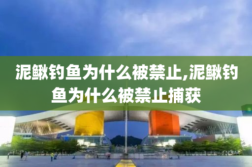 泥鰍釣魚為什么被禁止,泥鰍釣魚為什么被禁止捕獲-第1張圖片-姜太公愛釣魚