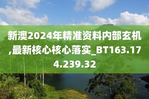 新澳2024年精準(zhǔn)資料內(nèi)部玄機(jī),最新核心核心落實(shí)_BT163.174.239.32