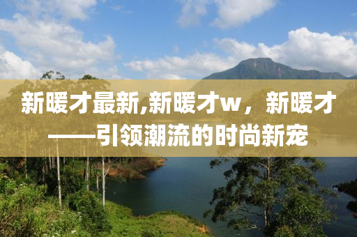 新暖才最新,新暖才w，新暖才——引領(lǐng)潮流的時(shí)尚新寵-第1張圖片-姜太公愛釣魚