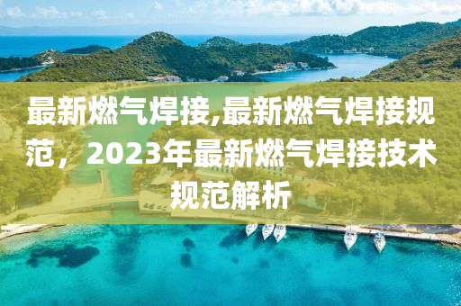 最新燃?xì)夂附?最新燃?xì)夂附右?guī)范，2023年最新燃?xì)夂附蛹夹g(shù)規(guī)范解析-第1張圖片-姜太公愛釣魚