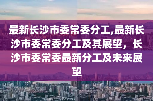 最新長沙市委常委分工,最新長沙市委常委分工及其展望，長沙市委常委最新分工及未來展望