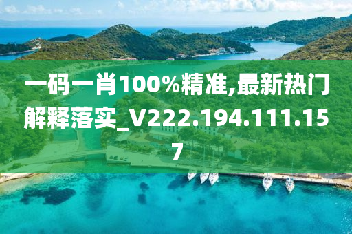 一碼一肖100%精準(zhǔn),最新熱門(mén)解釋落實(shí)_V222.194.111.157